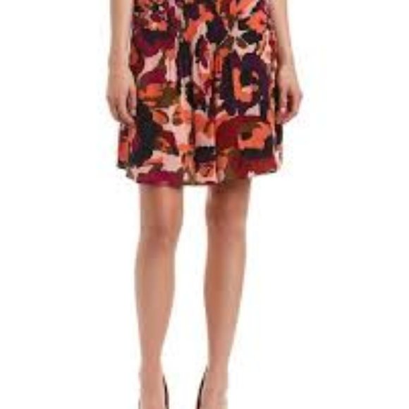 (NWT) Trina Turk | Diamond Silk Pleated Mini Skirt - Picture 6 of 7